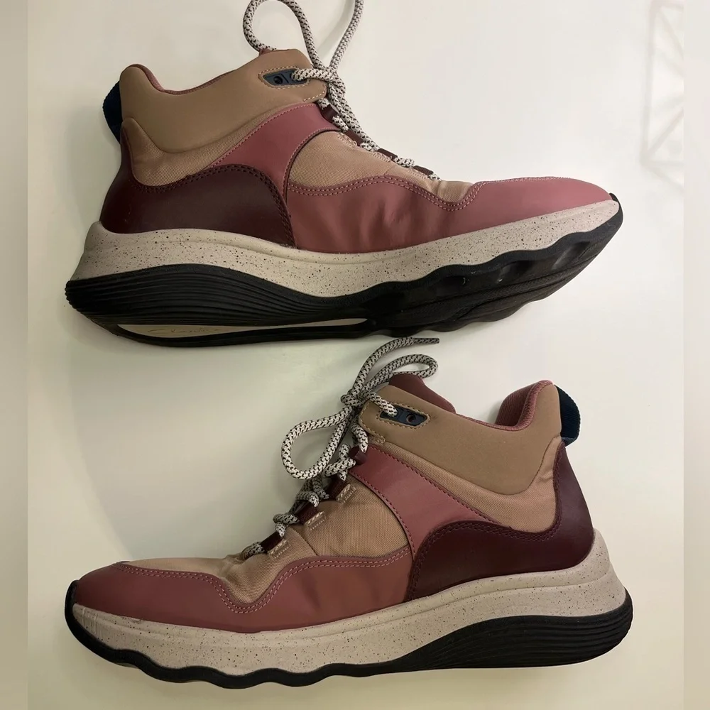 Clarks Women's Jaunt Lo Hiking Boot in Taupe Combi Size 11 Outdoor Gorpcore Boho